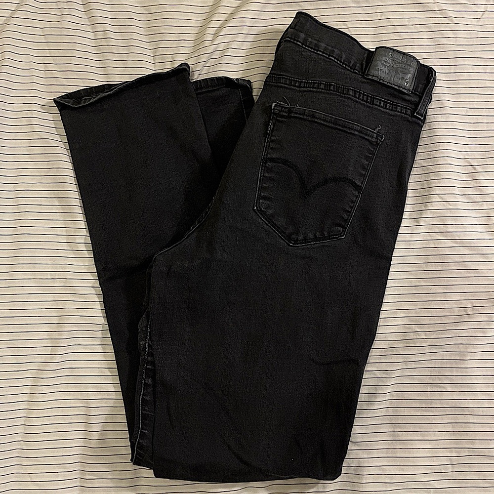 Levi Strauss black jeans! Size 32 high-rise.
